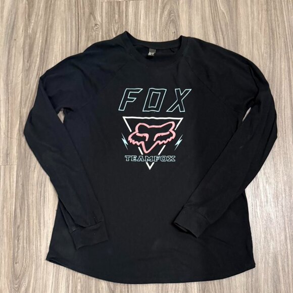 Fox Racing Women's Black and Navy Shirt - Picture 1 of 3